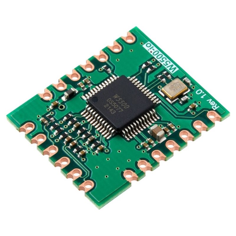 Ethernet Module W5500 - โมดูลอีเธอร์เน็ต M11K-W5500-Io โมดูลแปลงสัญญาณ SPI เป็นอีเธอร์เน็ต ดีไซน์กะทัดรัด
