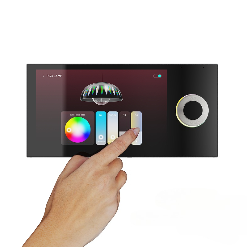 Home Automation System Design - แผงควบคุมระบบอัตโนมัติภายในบ้านแบบหน้าจอสัมผัสขนาด 8 นิ้ว ออกแบบมาตรฐาน รองรับการรวมระบบ
