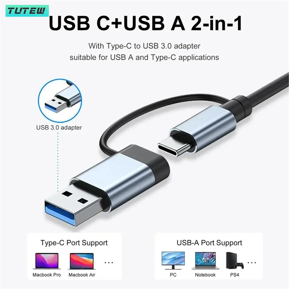 ฮับ USB-C 8 in 1 ตัวแยก USB ตั - Home Assistant Sd บทวิจารณ์และราคา